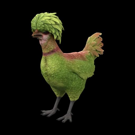 Pet Chicken | Polish (Green) — ไก่โปลิชสีเขียว