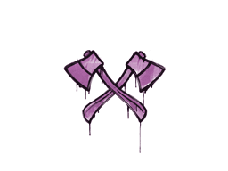 Sealed Graffiti | X-Axes (Bazooka Pink)