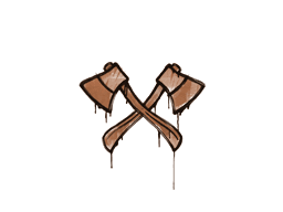 Sealed Graffiti | X-Axes (Tiger Orange)