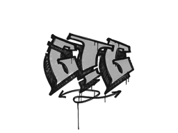 Sealed Graffiti | GTG (Shark White)