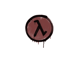 Sealed Graffiti | Lambda (Brick Red)