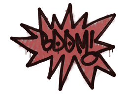 Sealed Graffiti | BOOM (Blood Red)