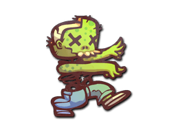 Sticker Slab | The Zombie