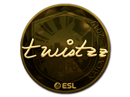 Sticker Slab | Twistzz (Gold) | Katowice 2019