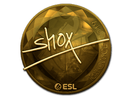 Sticker Slab | shox (Gold) | Katowice 2019