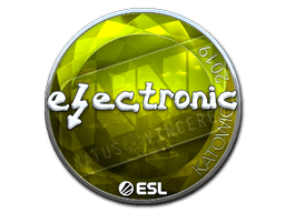 Sticker Slab | electronic (Foil) | Katowice 2019