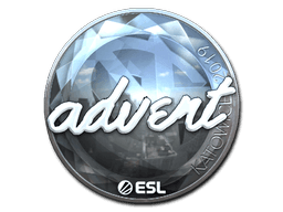 Sticker Slab | advent (Foil) | Katowice 2019