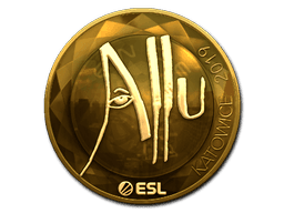 Sticker Slab | allu (Gold) | Katowice 2019