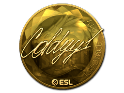 Sticker Slab | COLDYY1 (Gold) | Katowice 2019