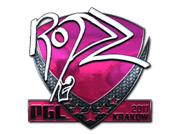 Sticker Slab | ropz (Foil) | Krakow 2017