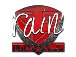Sticker Slab | rain | Krakow 2017