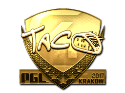 Sticker Slab | TACO (Gold) | Krakow 2017