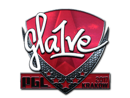 Sticker Slab | gla1ve (Foil) | Krakow 2017