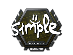 Sticker Slab | s1mple | London 2018