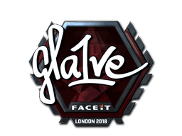 Sticker Slab | gla1ve (Foil) | London 2018