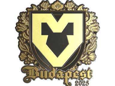 Sticker Slab | MOUZ (Gold) | Budapest 2025