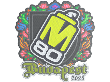 Sticker Slab | M80 (Embroidered) | Budapest 2025