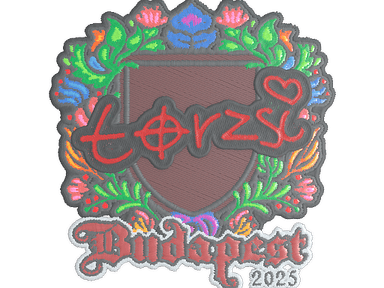 Sticker Slab | torzsi (Embroidered) | Budapest 2025