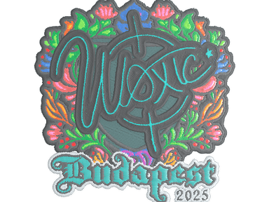 Sticker Slab | woxic (Embroidered) | Budapest 2025