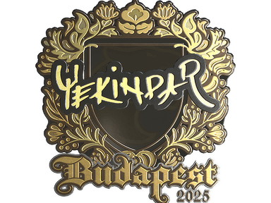 Sticker Slab | YEKINDAR (Gold) | Budapest 2025