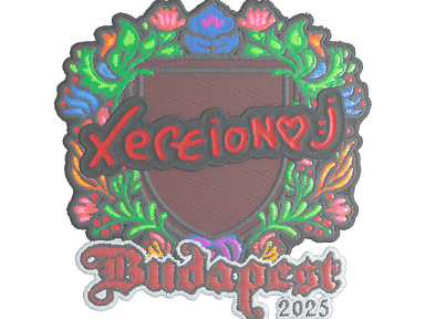 Sticker Slab | xertioN (Embroidered) | Budapest 2025
