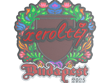 Sticker Slab | xerolte (Embroidered) | Budapest 2025