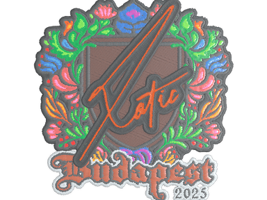Sticker Slab | XotiC (Embroidered) | Budapest 2025