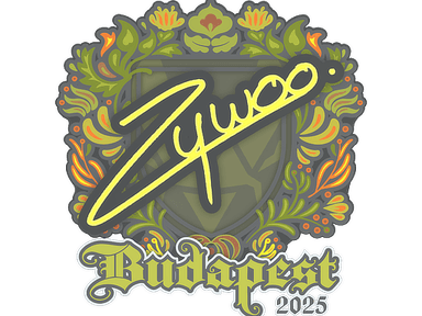 Sticker Slab | ZywOo | Budapest 2025