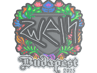 Sticker Slab | zweih (Embroidered) | Budapest 2025