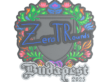 Sticker Slab | ztr (Embroidered) | Budapest 2025