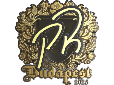 Sticker | PR (Gold) | Budapest 2025