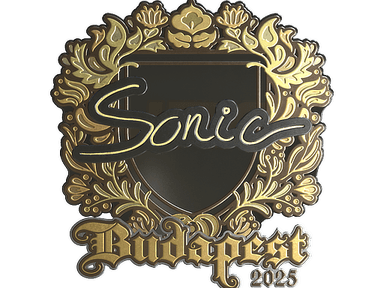 Sticker Slab | Sonic (Gold) | Budapest 2025