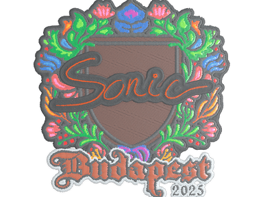 Sticker Slab | Sonic (Embroidered) | Budapest 2025