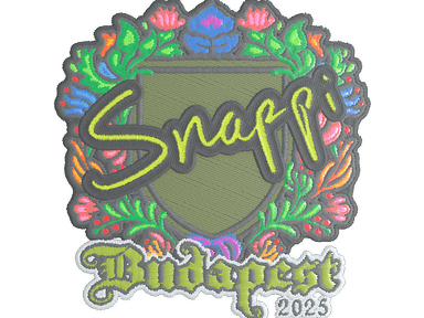 Sticker Slab | Snappi (Embroidered) | Budapest 2025