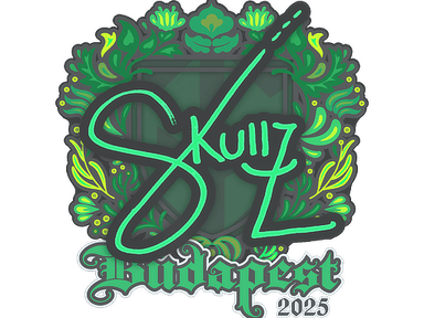 Sticker Slab | skullz | Budapest 2025