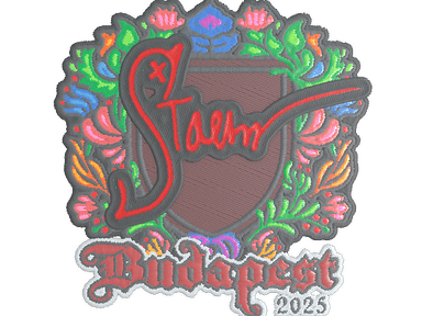 Sticker Slab | Staehr (Embroidered) | Budapest 2025