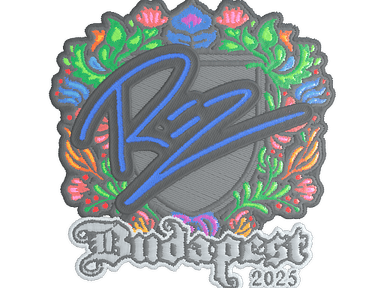 Sticker Slab | REZ (Embroidered) | Budapest 2025