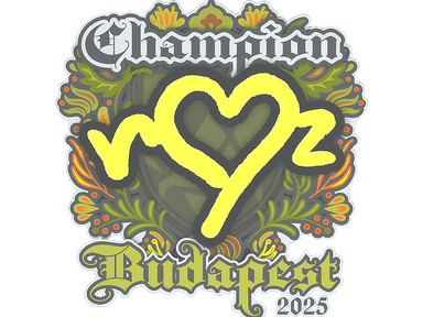 Sticker Slab | ropz (Champion) | Budapest 2025