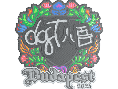 Sticker Slab | dgt (Embroidered) | Budapest 2025