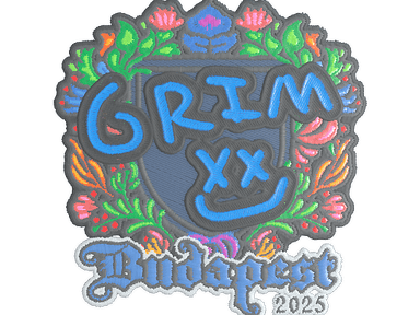 Sticker Slab | Grim (Embroidered) | Budapest 2025