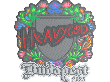 Sticker Slab | Heavygod (Embroidered) | Budapest 2025