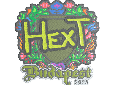Sticker Slab | HexT (Embroidered) | Budapest 2025
