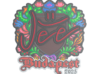 Sticker Slab | Jee (Embroidered) | Budapest 2025