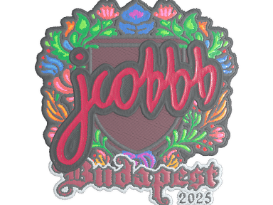 Sticker Slab | jcobbb (Embroidered) | Budapest 2025