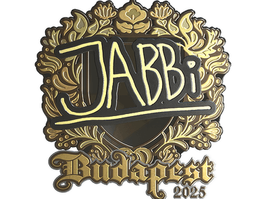 Sticker Slab | jabbi (Gold) | Budapest 2025