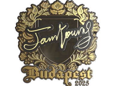 Sticker Slab | JamYoung (Gold) | Budapest 2025