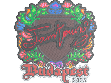 Sticker Slab | JamYoung (Embroidered) | Budapest 2025