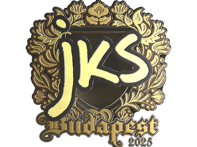 Sticker Slab | jks (Gold) | Budapest 2025