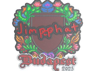 Sticker Slab | Jimpphat (Embroidered) | Budapest 2025