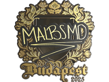 Sticker Slab | malbsMd (Gold) | Budapest 2025
